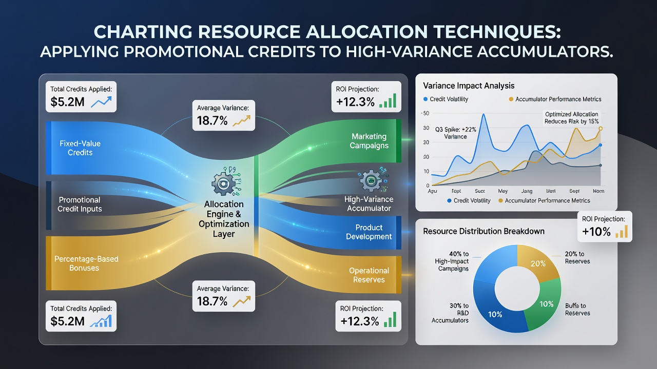 Chart displaying credit allocation percentages across accumulator stages