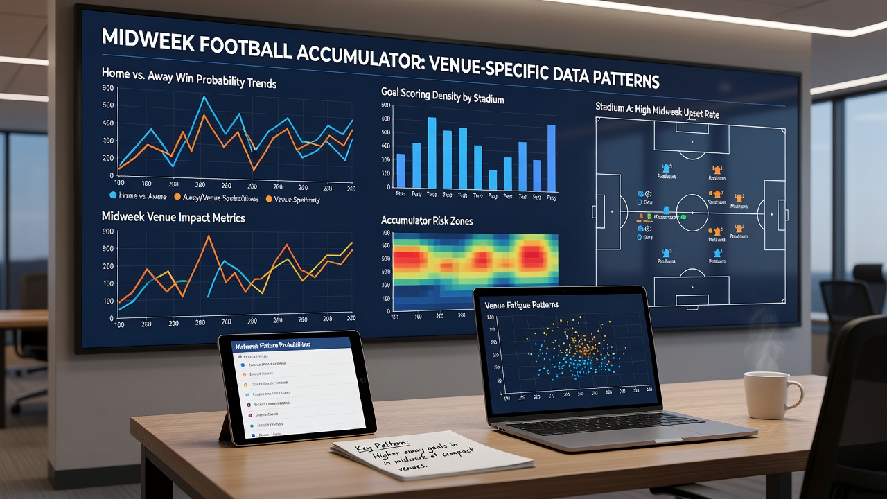 Visualization of venue-specific data patterns used in football accumulator strategies