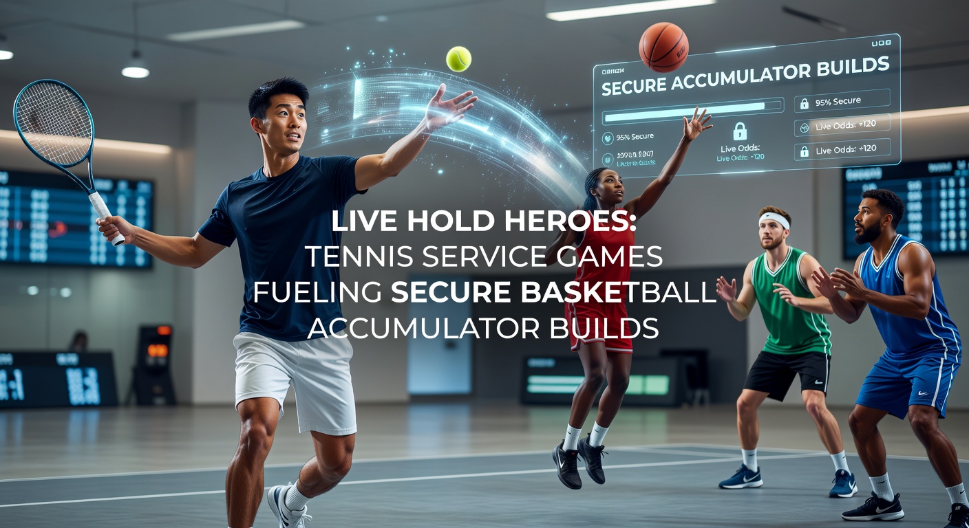 Professional tennis player delivering a powerful serve during a high-stakes match, highlighting the intensity of service games