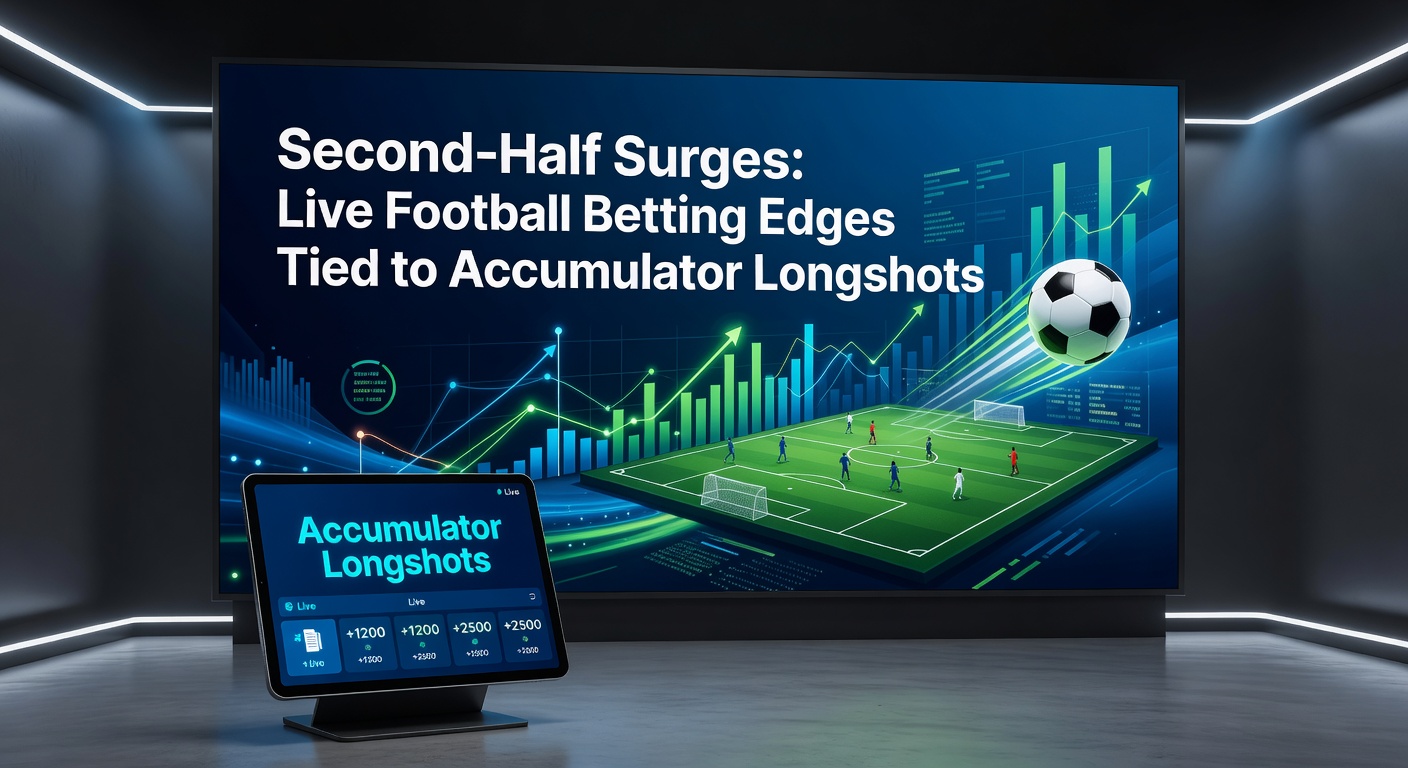 Dynamic football match showing a second-half goal celebration, highlighting momentum shifts in live betting scenarios